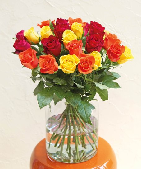 Bouquet de roses ROSES MARQUEES ANNIVERSAIRE - Livraison Express