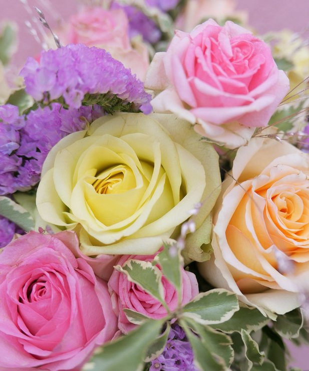 Bouquet de fleurs Angèle | Bouquet de roses jaune | Livraison en 4h